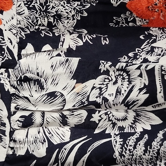 Topshop printed and embroidered summer dress, size 10 - Picture 4 of 5